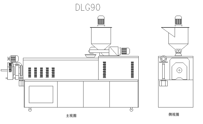 DLG90单螺杆挤压膨化机